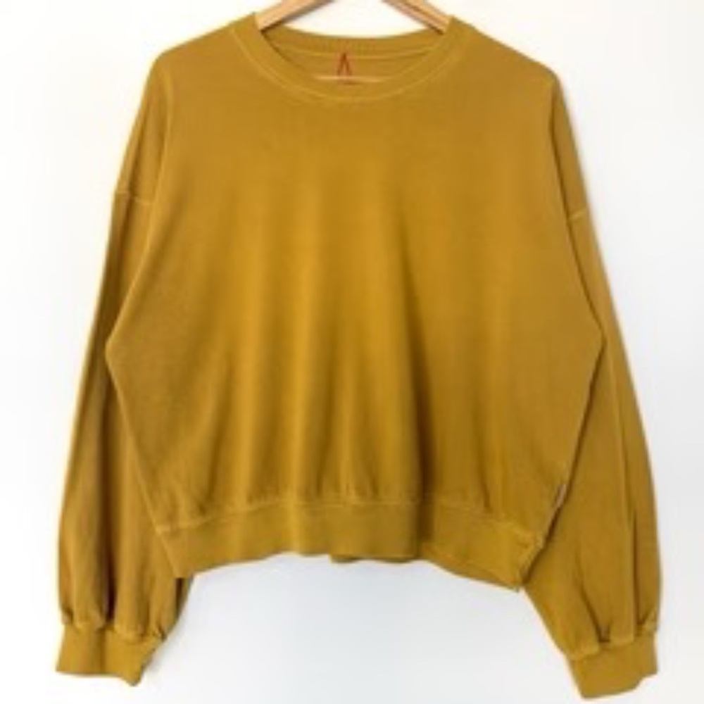 Le Bon Shoppe Cali Jersey Sweatshirt | Butterscotch *READ DESCRIPTION*